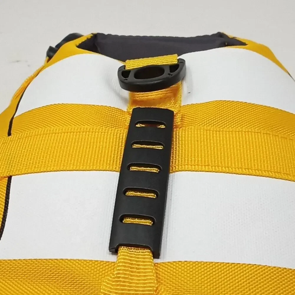 New Dog Life Jacket High Visibility Yellow & White Size XS